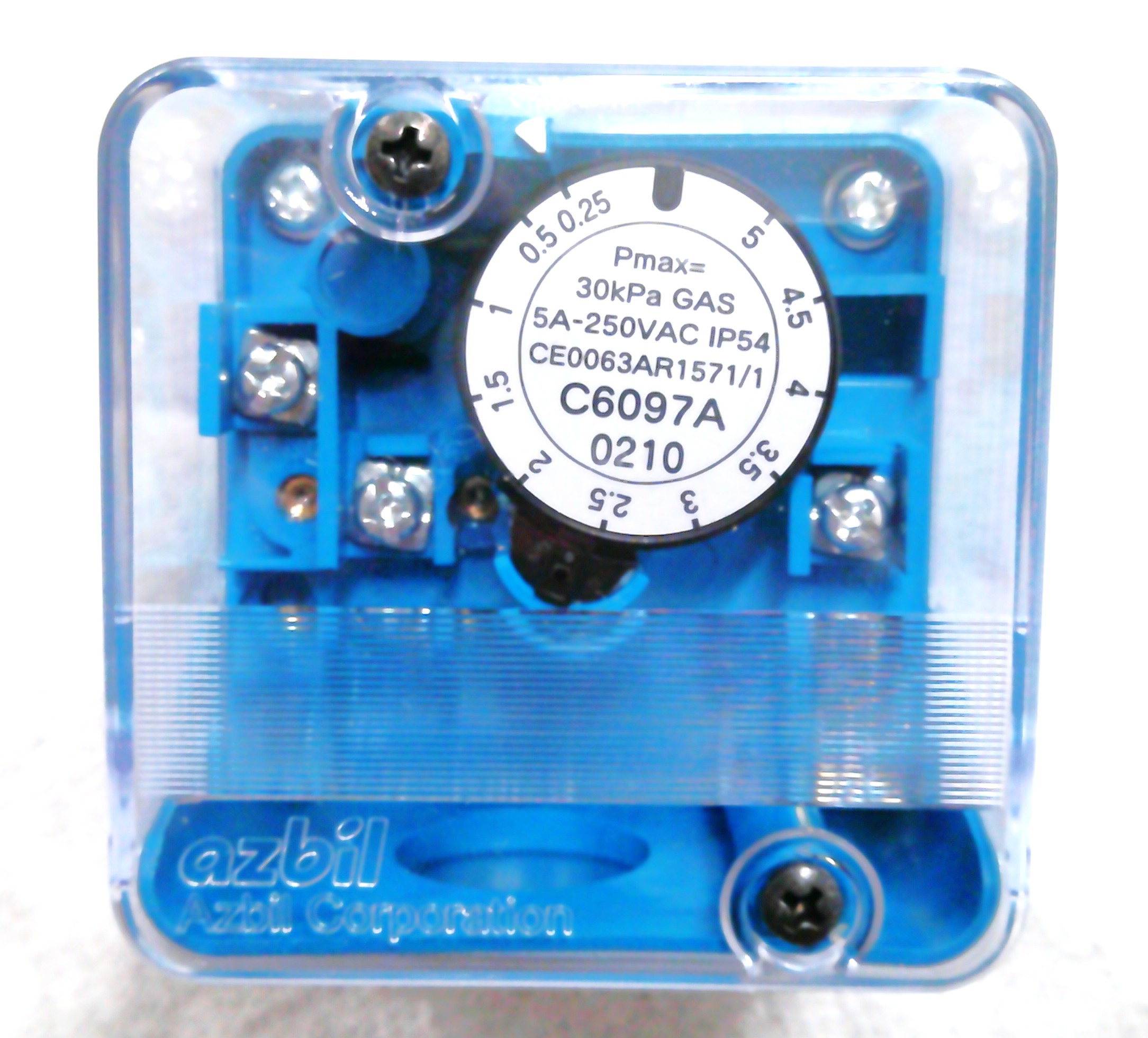 アズビル　ガス圧力スイッチ　【新品】　　C6097A0210