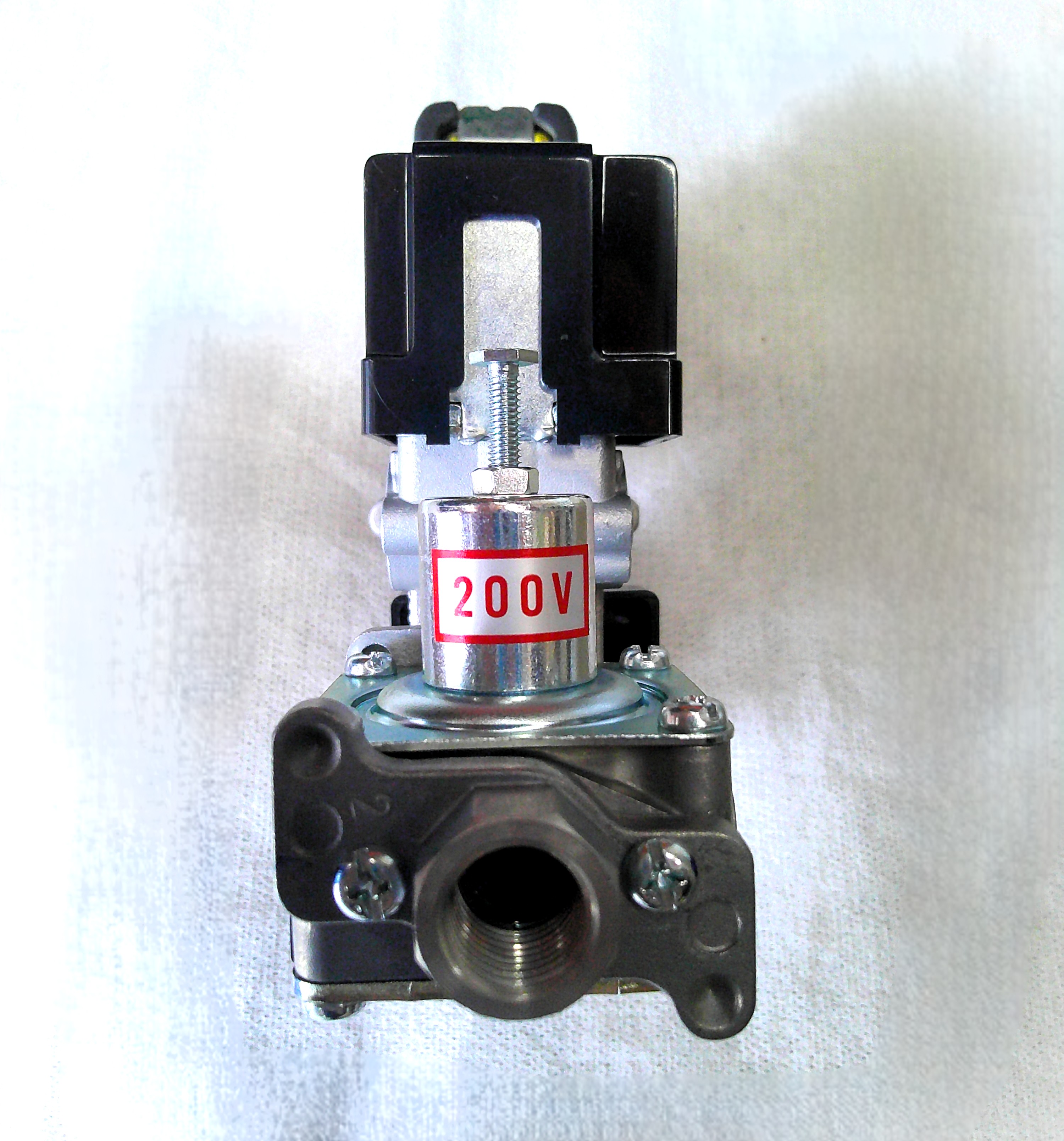 Time製　ガバナ付二連電磁弁【新品】　T172G-20（AC200V）